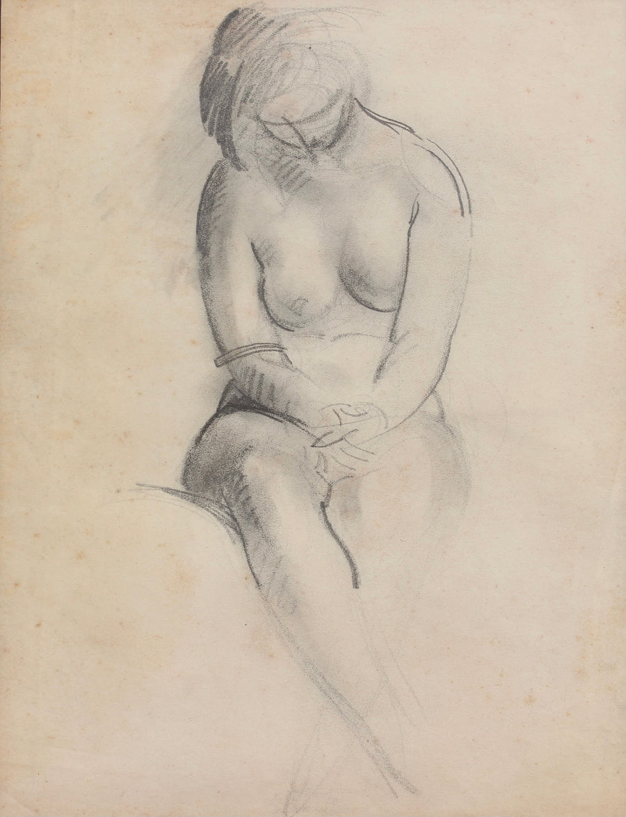 'Seated Nude' by Guillaume Dulac (circa 1920s)