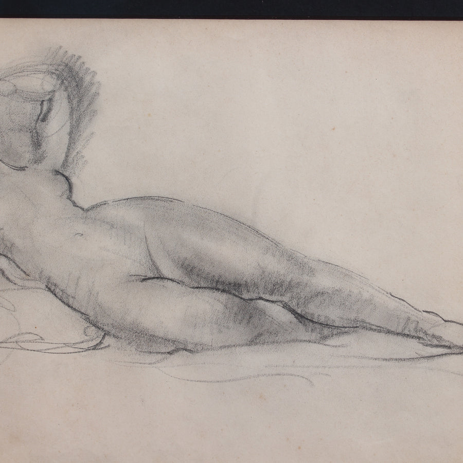 'Portrait of Reclining Nude' by Guillaume Dulac (circa 1920s)