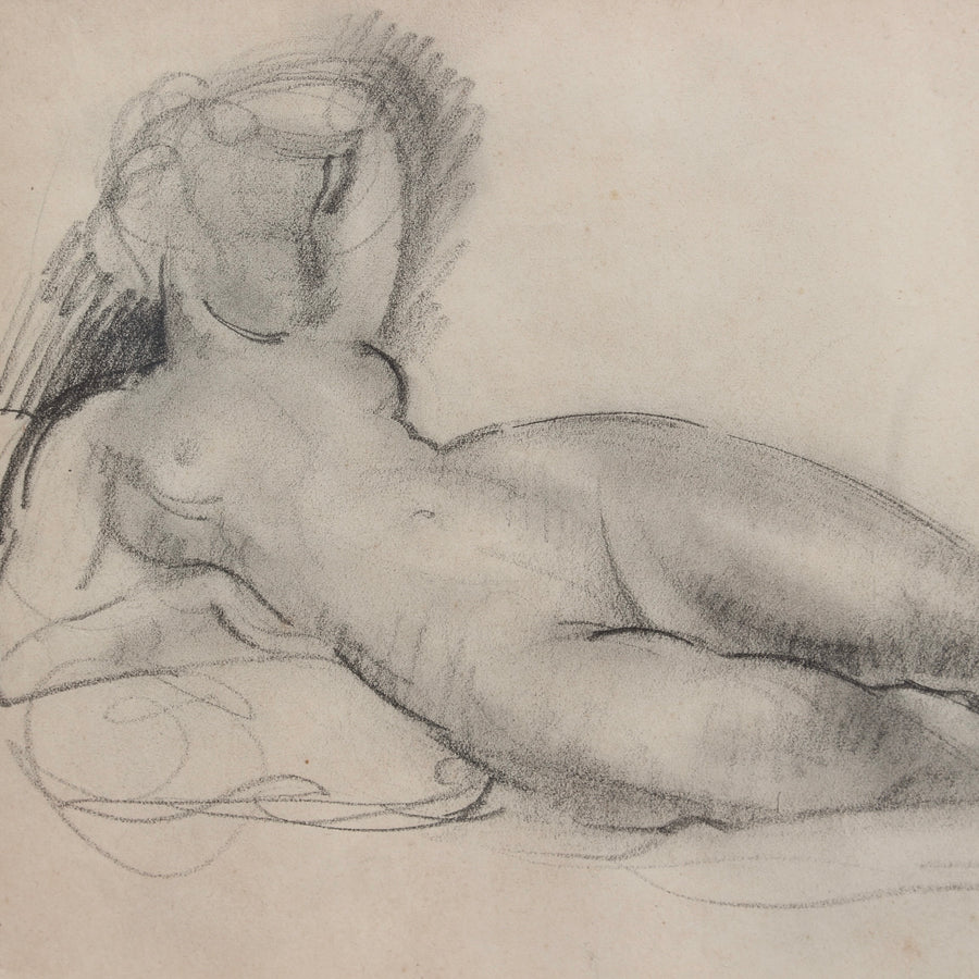 'Portrait of Reclining Nude' by Guillaume Dulac (circa 1920s)