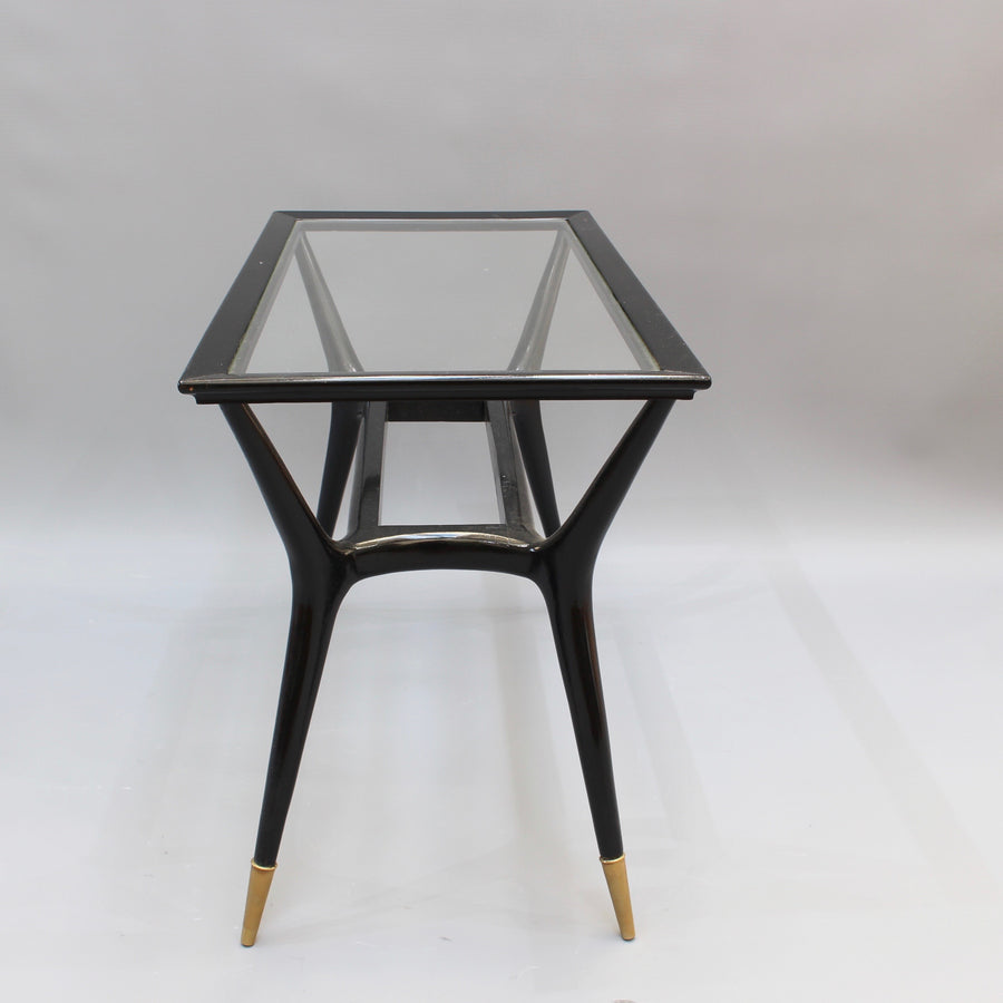 Black Lacquered Coffee / Side Table Attributed to Ico Parisi (circa 1950s)