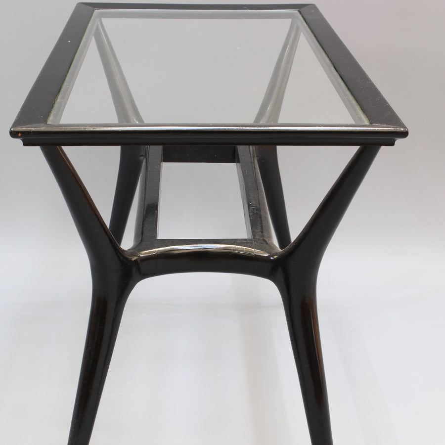 Black Lacquered Coffee / Side Table Attributed to Ico Parisi (circa 1950s)