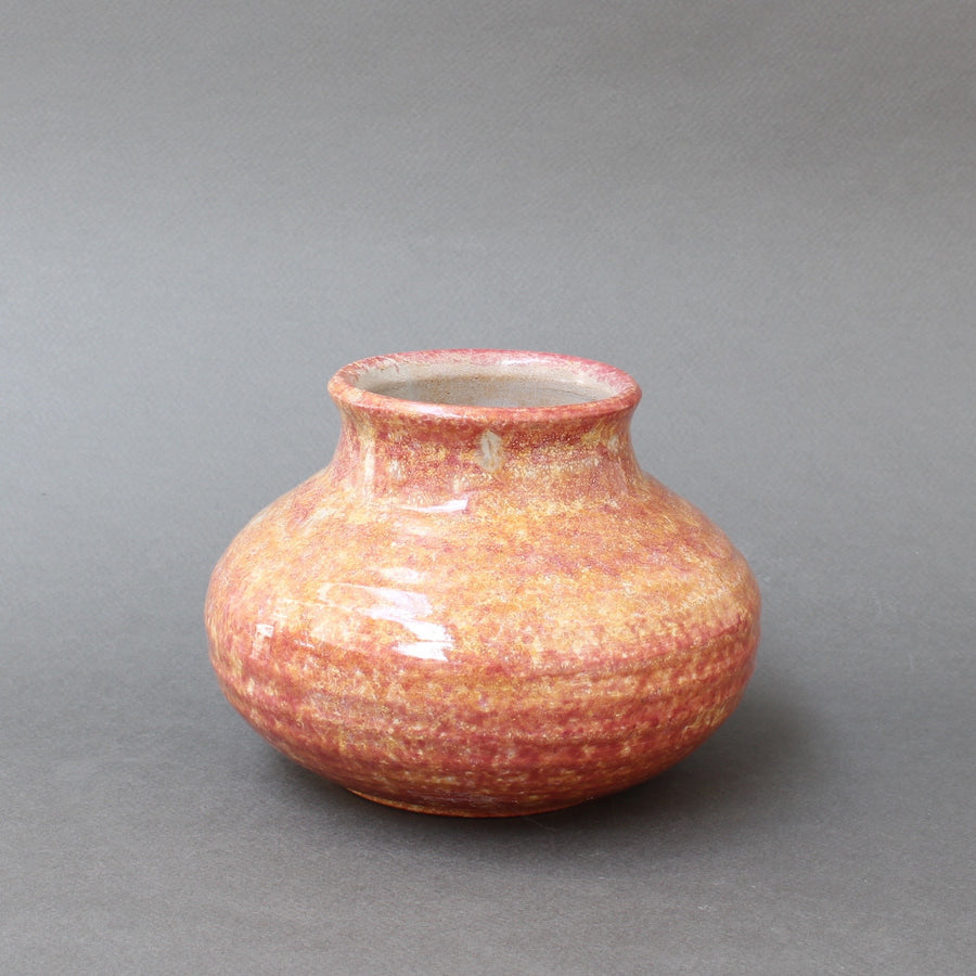 French Ceramic Flower Vase by Jean-Pierre Gasnier (Circa 1970s)