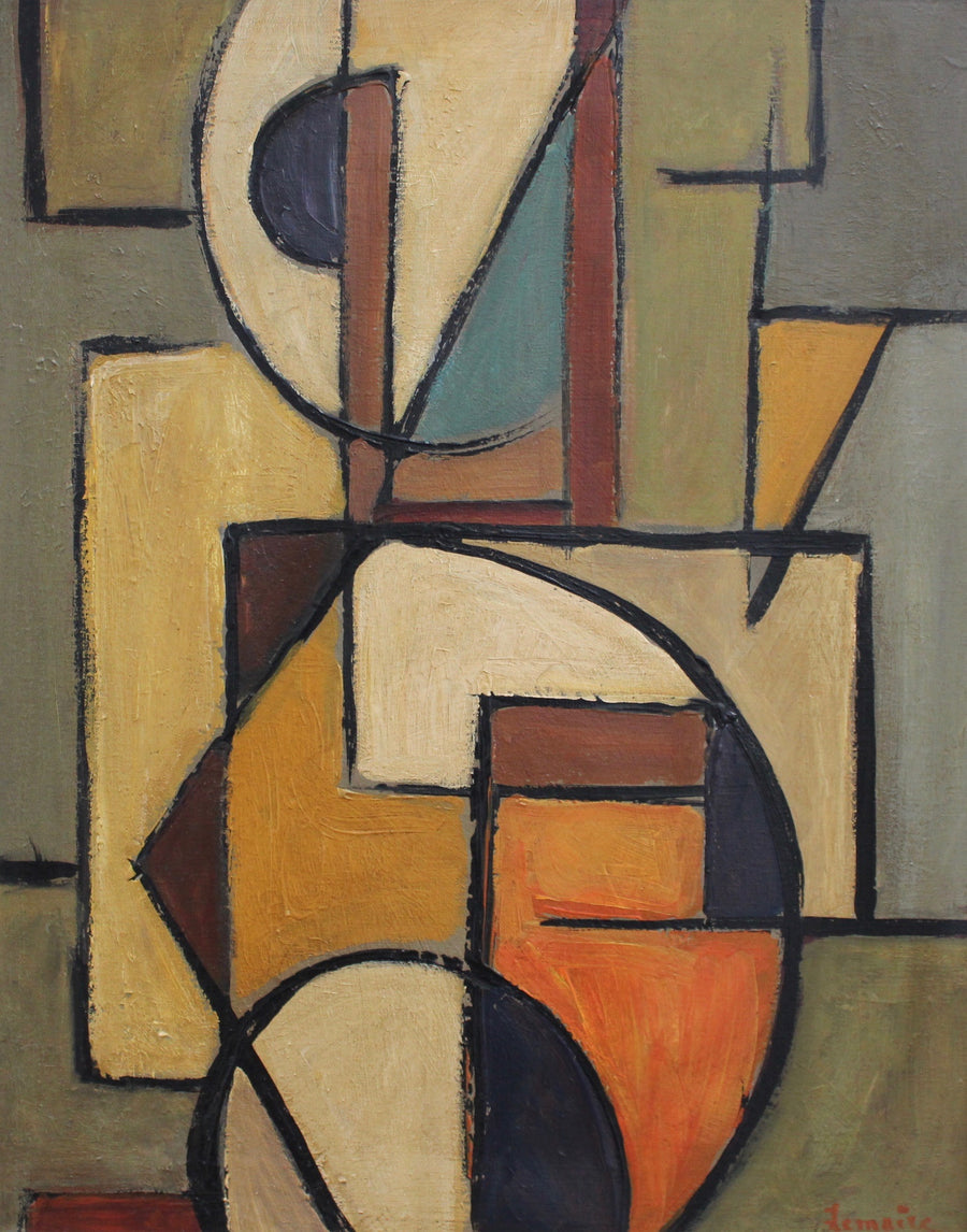 'Abstract Composition in Colour' by Lemaire (circa 1960s)