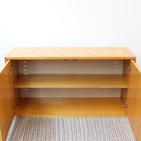 Italian Lacquered Bamboo Marquetry Credenza (circa 1970s)