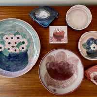 French Ceramic Decorative Platter by the Frères Cloutier (circa 1970s)