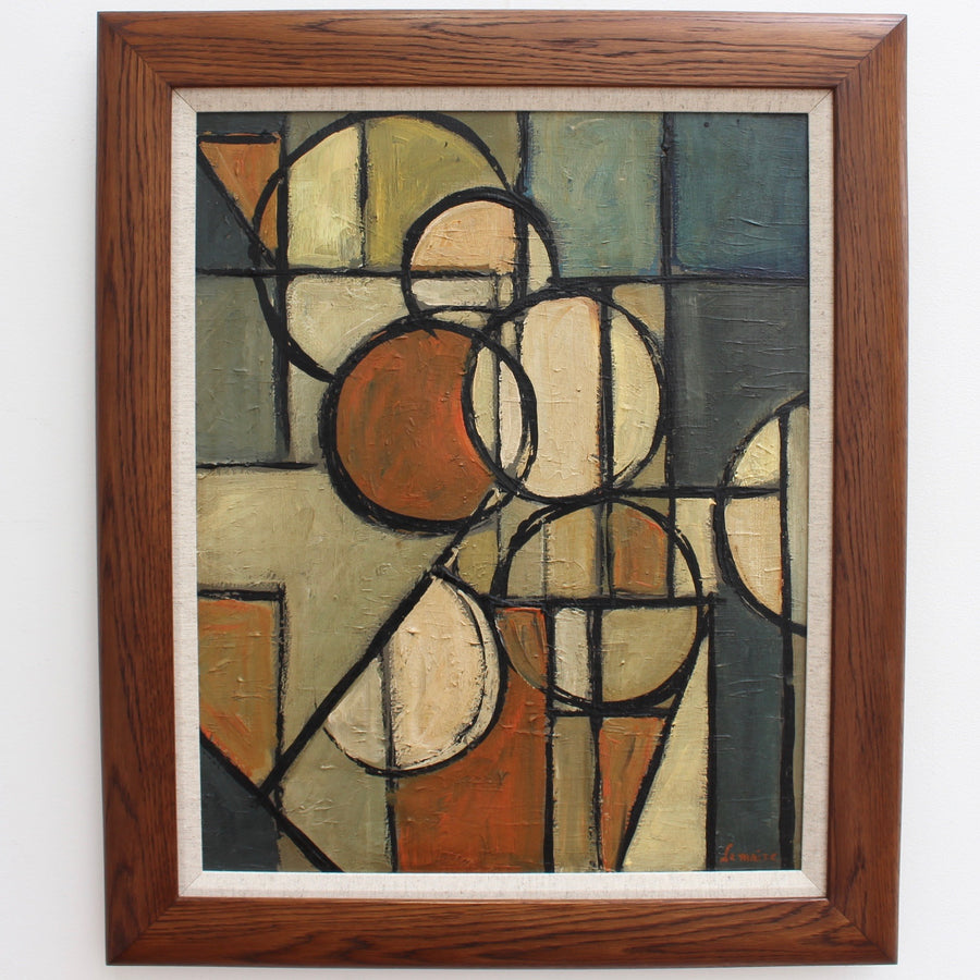 'Abstract Composition in Colour II' by Lemaire (circa 1960s)