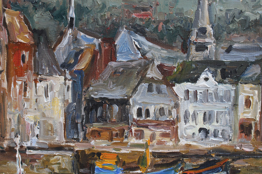 'The Port of Honfleur' by Gervais Leterreux (1993)