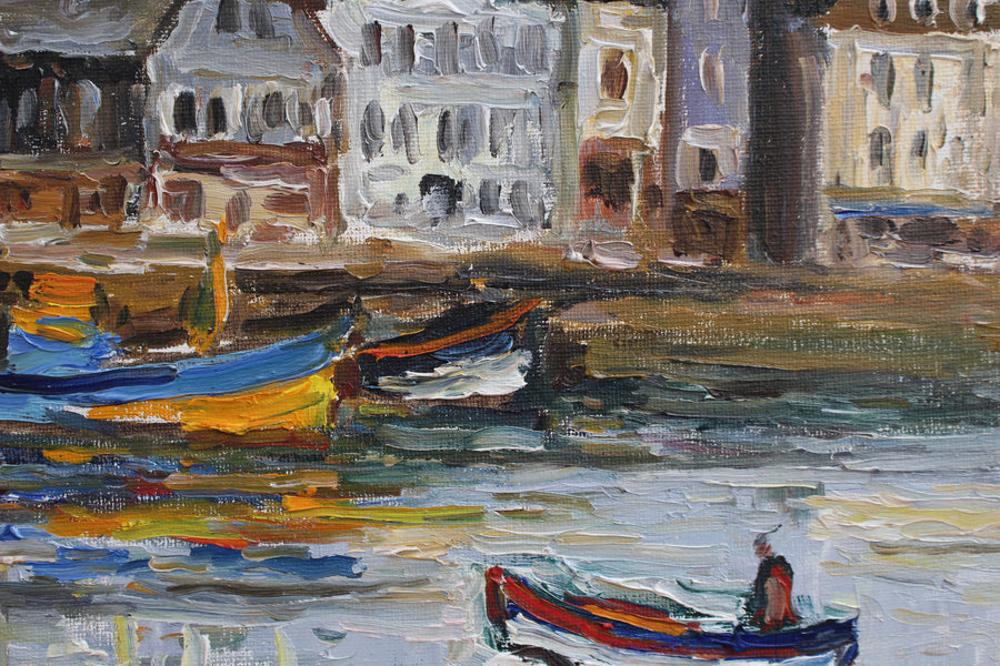 'The Port of Honfleur' by Gervais Leterreux (1993)