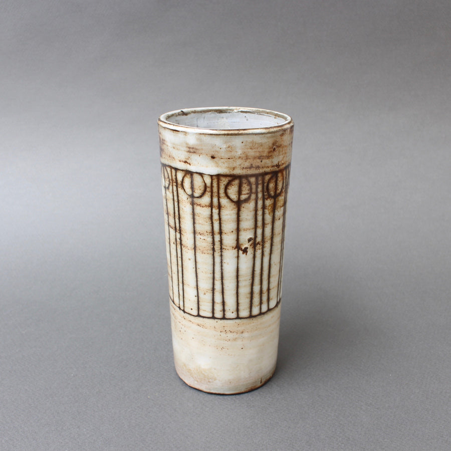 Mid-Century Ceramic Flower Vase by Jacques Pouchain - Atelier Dieulefit (circa 1960s)