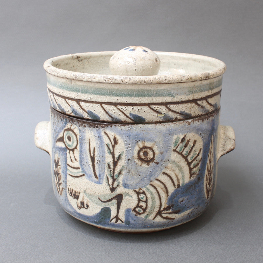 Vintage Ceramic Pot by Gustave Reynaud, Le Mûrier (circa 1950s)