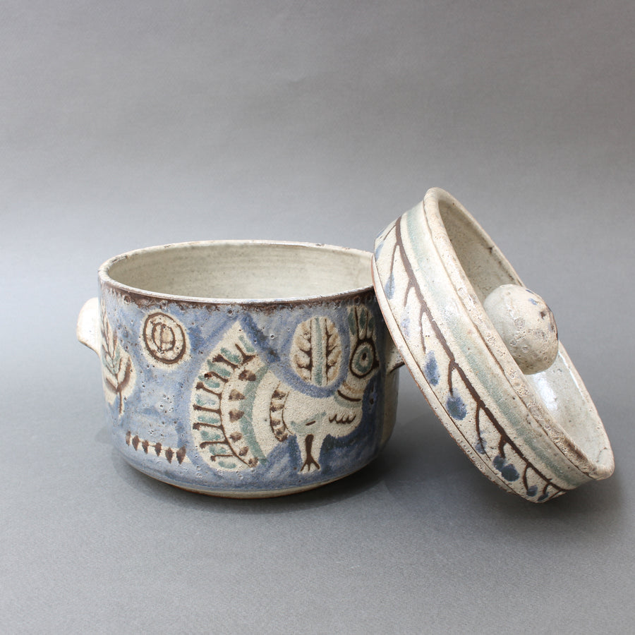Vintage Ceramic Pot by Gustave Reynaud, Le Mûrier (circa 1950s)