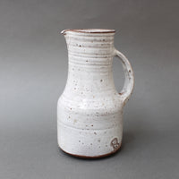 Mid-Century French Ceramic Pitcher by Pierlot (circa 1960s)