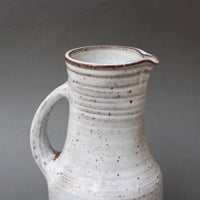 Mid-Century French Ceramic Pitcher by Pierlot (circa 1960s)
