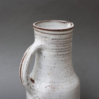 Mid-Century French Ceramic Pitcher by Pierlot (circa 1960s)