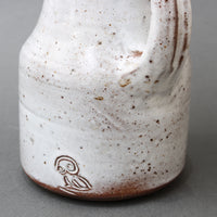 Mid-Century French Ceramic Pitcher by Pierlot (circa 1960s)