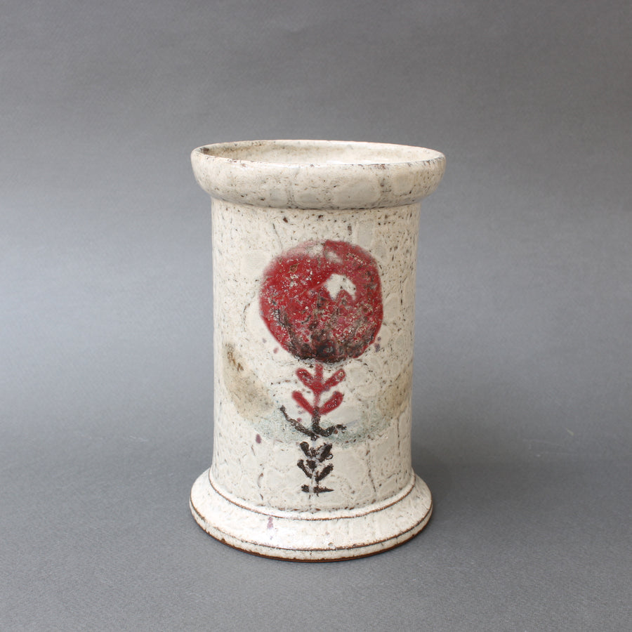 Mid-Century French Ceramic Jar by Gustave Reynaud, Le Mûrier (Circa 1950s)