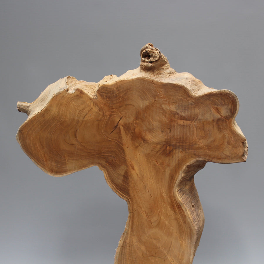 Japanese Natural Wood Sculpture (c. 1990s)