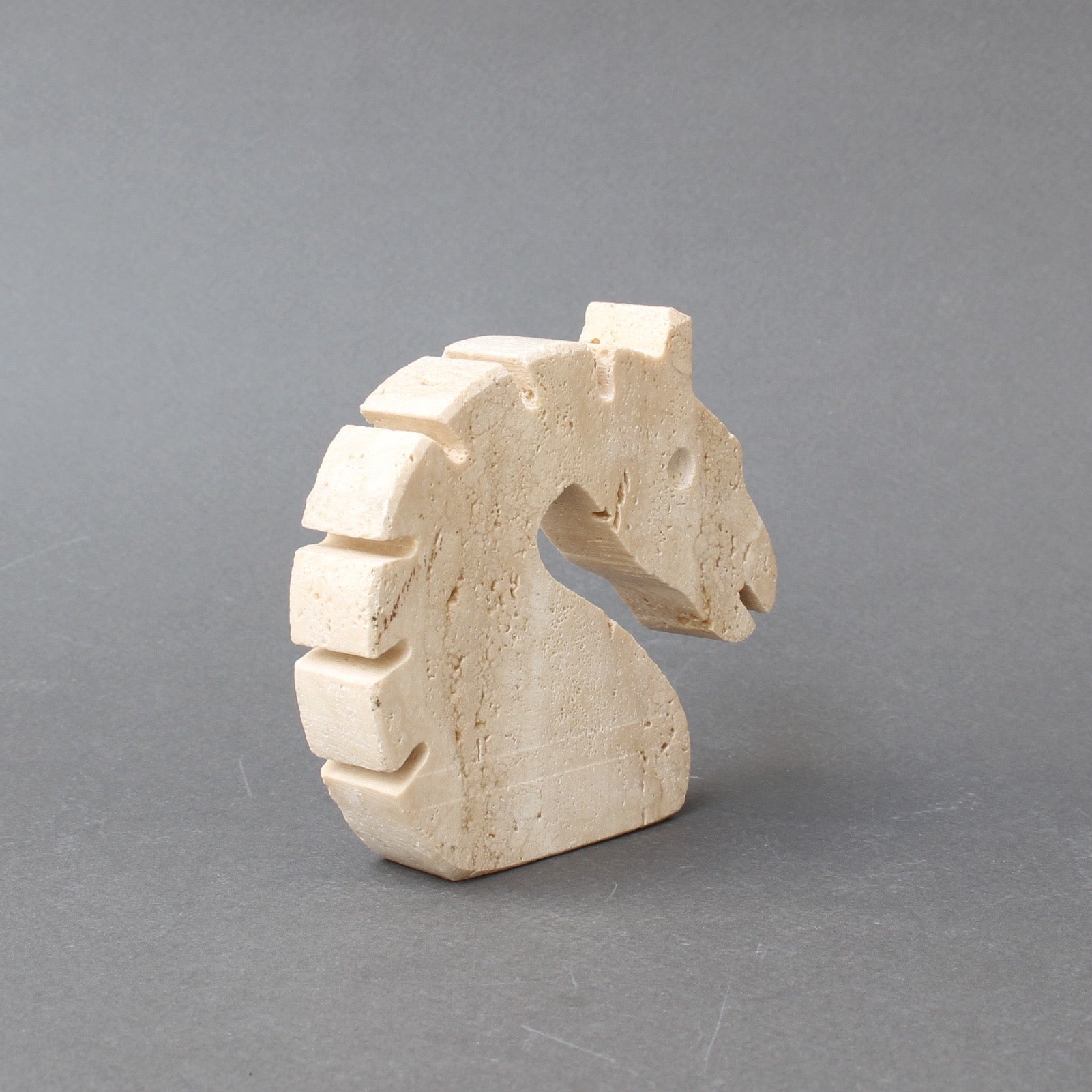 Horse Figurine 3.5'' Fratelli Mannelli store travertine vintage retro