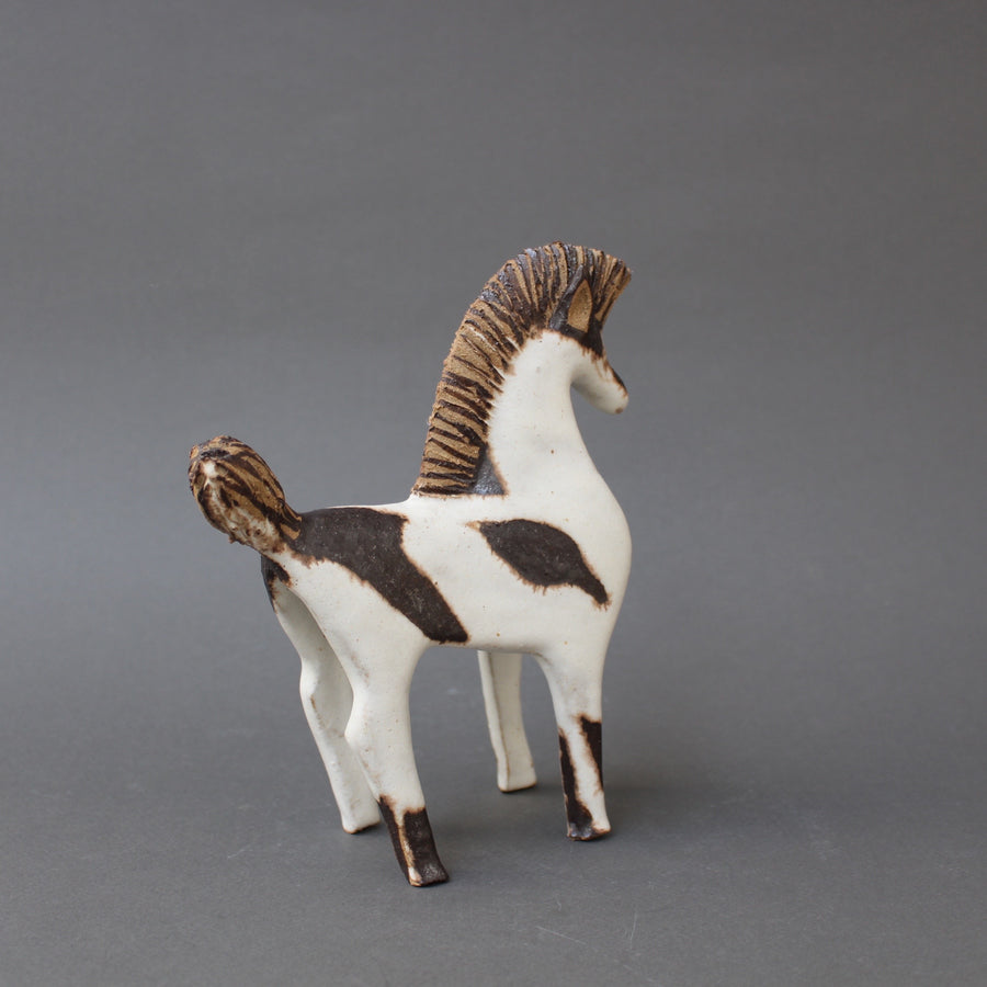 Set of Two Ceramic Horses by Bruno Gambone (Circa 1970s)