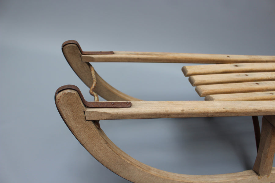 Britain Sledge Vintage European Wooden Sledge-Sled – Bureau of Interior Affairs (BIA ...
