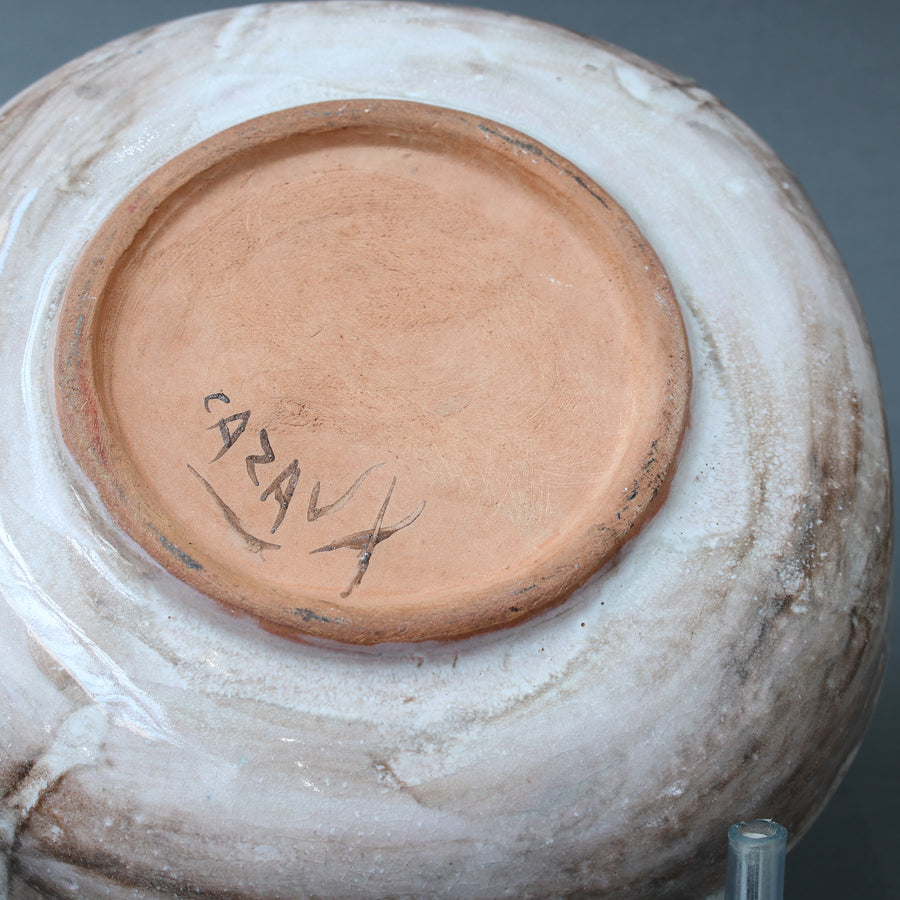 French Ceramic Bowl by Édouard Cazaux (circa 1930s)