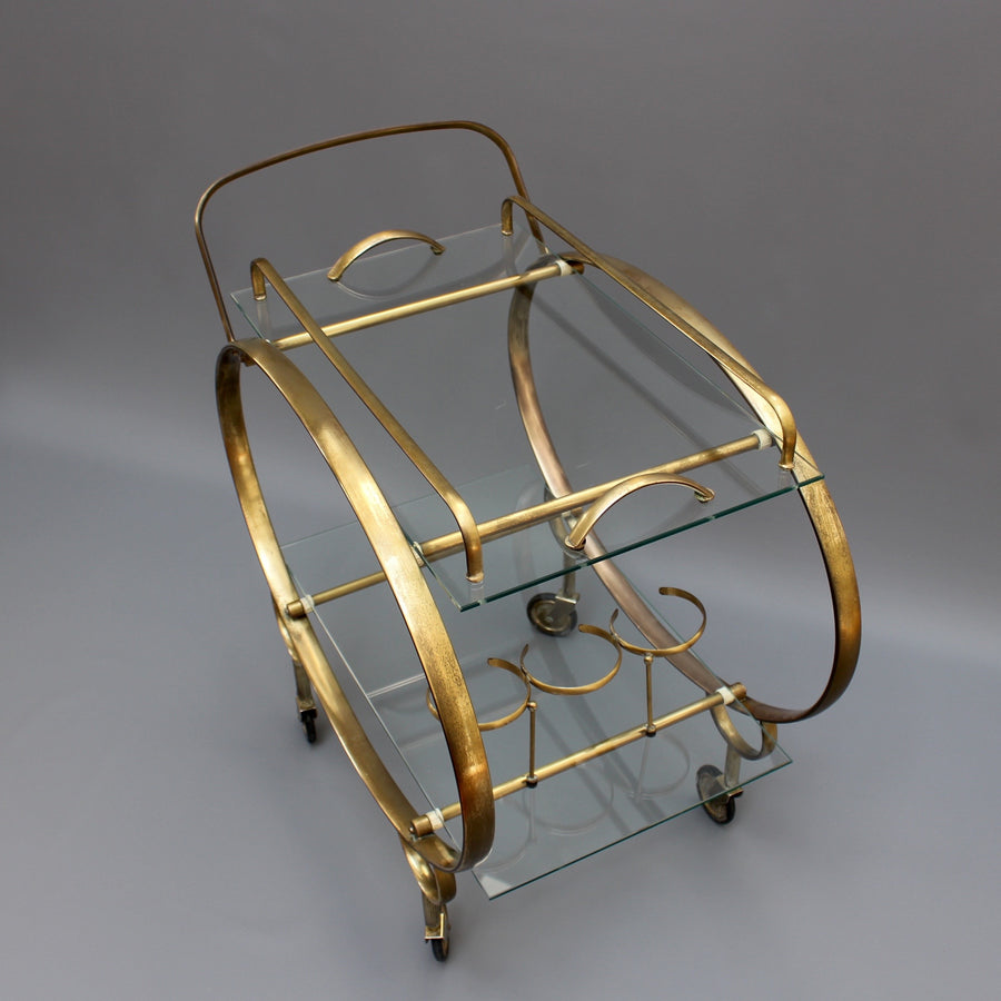 Italian Serving Trolley in the Style of Ico Parisi and Cesare Lacca (c. 1960s)