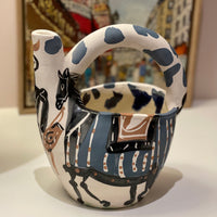 Mid-Century Earthenware Pitcher 'Rider and Horse' (20/300) by Pablo Picasso (1952)