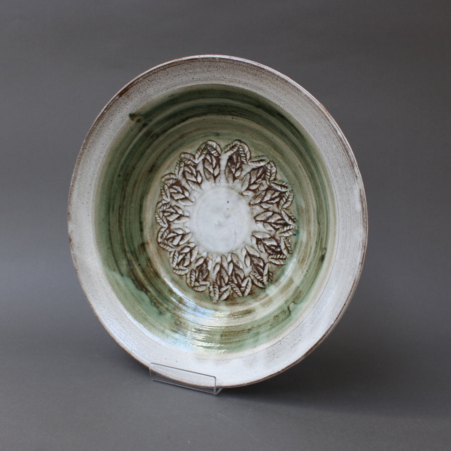 Mid-Century Decorative Ceramic Bowl by Albert Thiry (Circa 1960s)