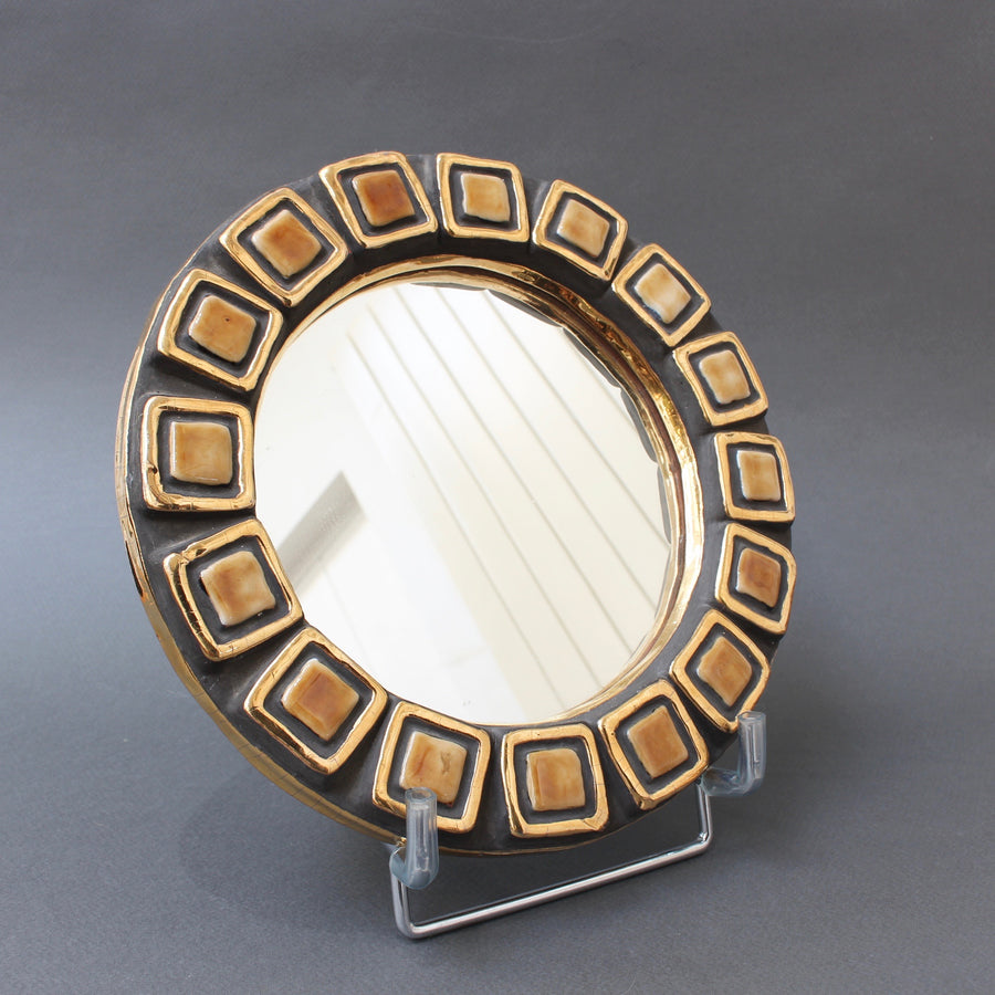 Ceramic Wall Mirror by Mithé Espelt - 