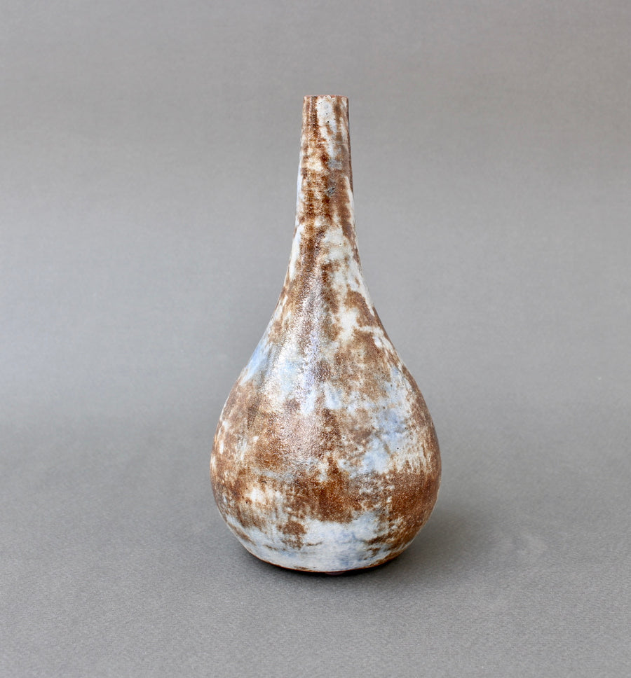 Mid-Century Ceramic Flower Vase by Alexandre Kostanda (circa 1960s) - Small