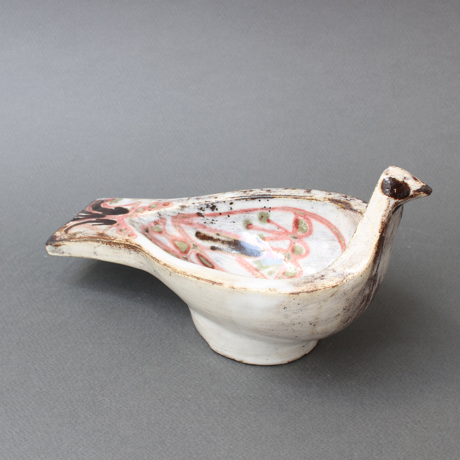 Ceramic Bird Vide-Poche by Jean Derval (circa 1960s)