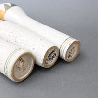 Set of Three Bottle-Shaped Vases by Bruno Gambone (circa 1990s)