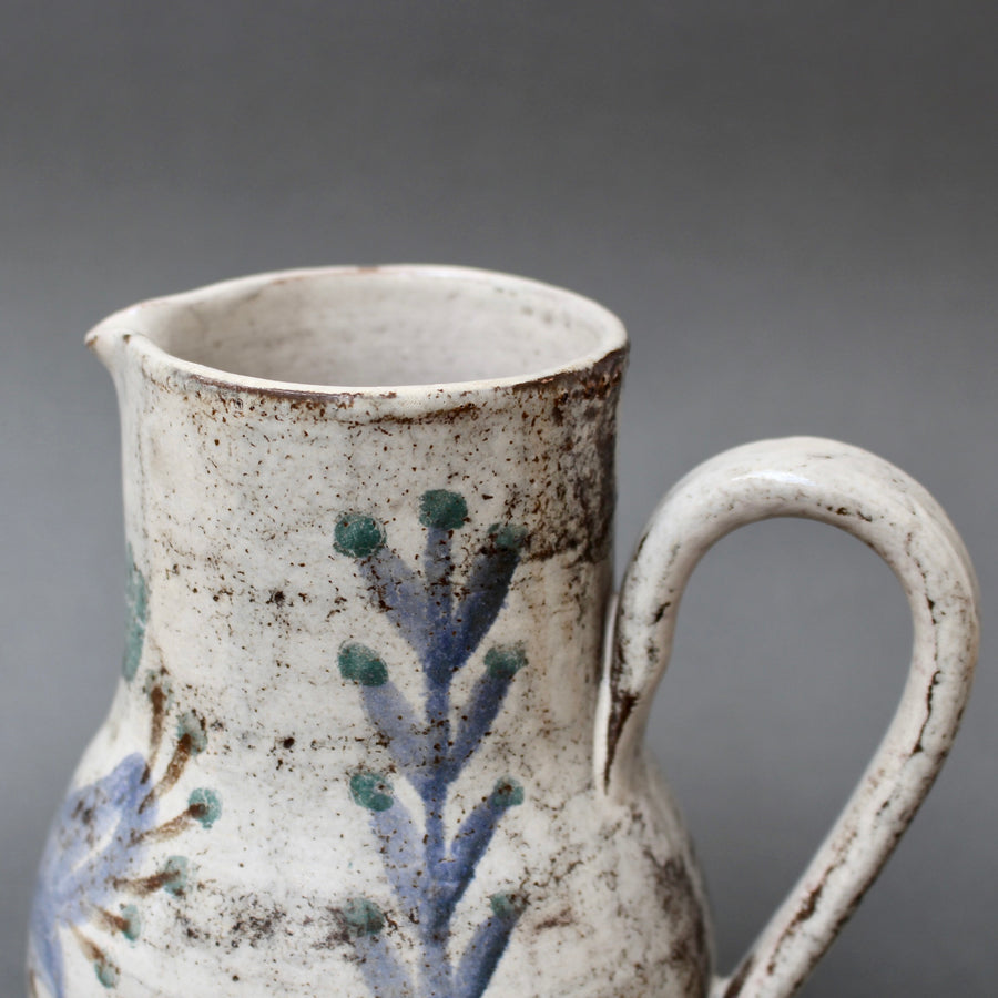 Vintage French Ceramic Pitcher by Gustave Reynaud - Le Mûrier (circa 1960s)