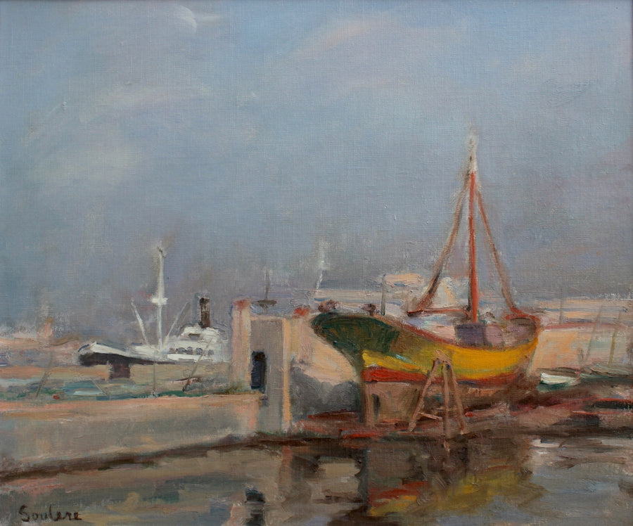 'Mediterranean Port' by Pere Soulere Martí (c. 1960s)
