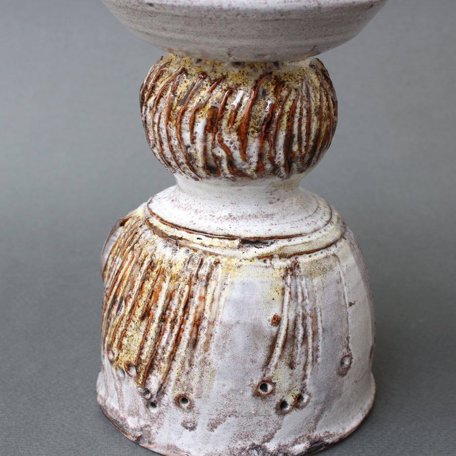 Vintage Decorative Ceramic Flower Vase by Pierre Koppe (circa 1970s)