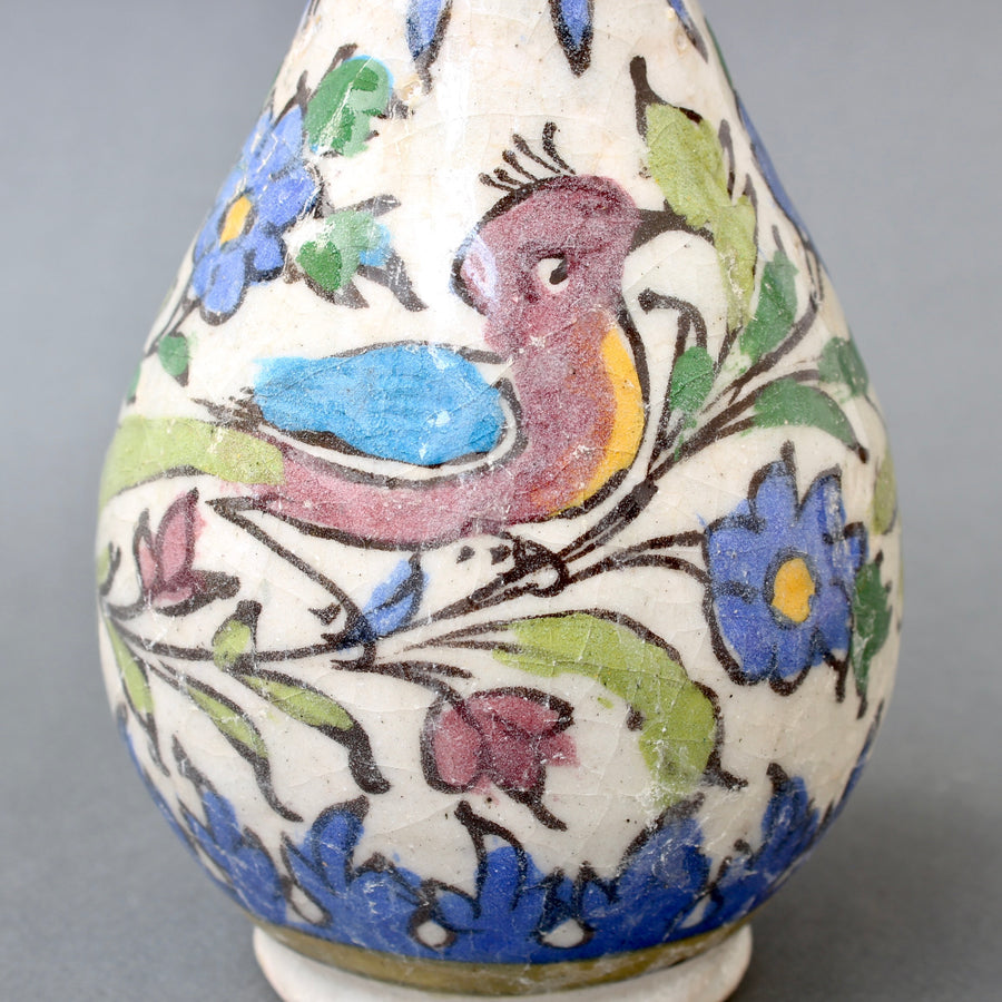 Early 20th Century Iranian Ceramic Flower Vase