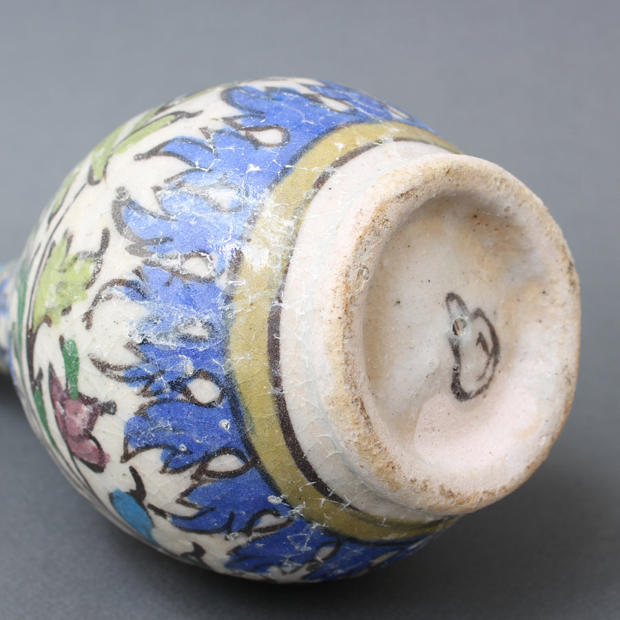 Early 20th Century Iranian Ceramic Flower Vase