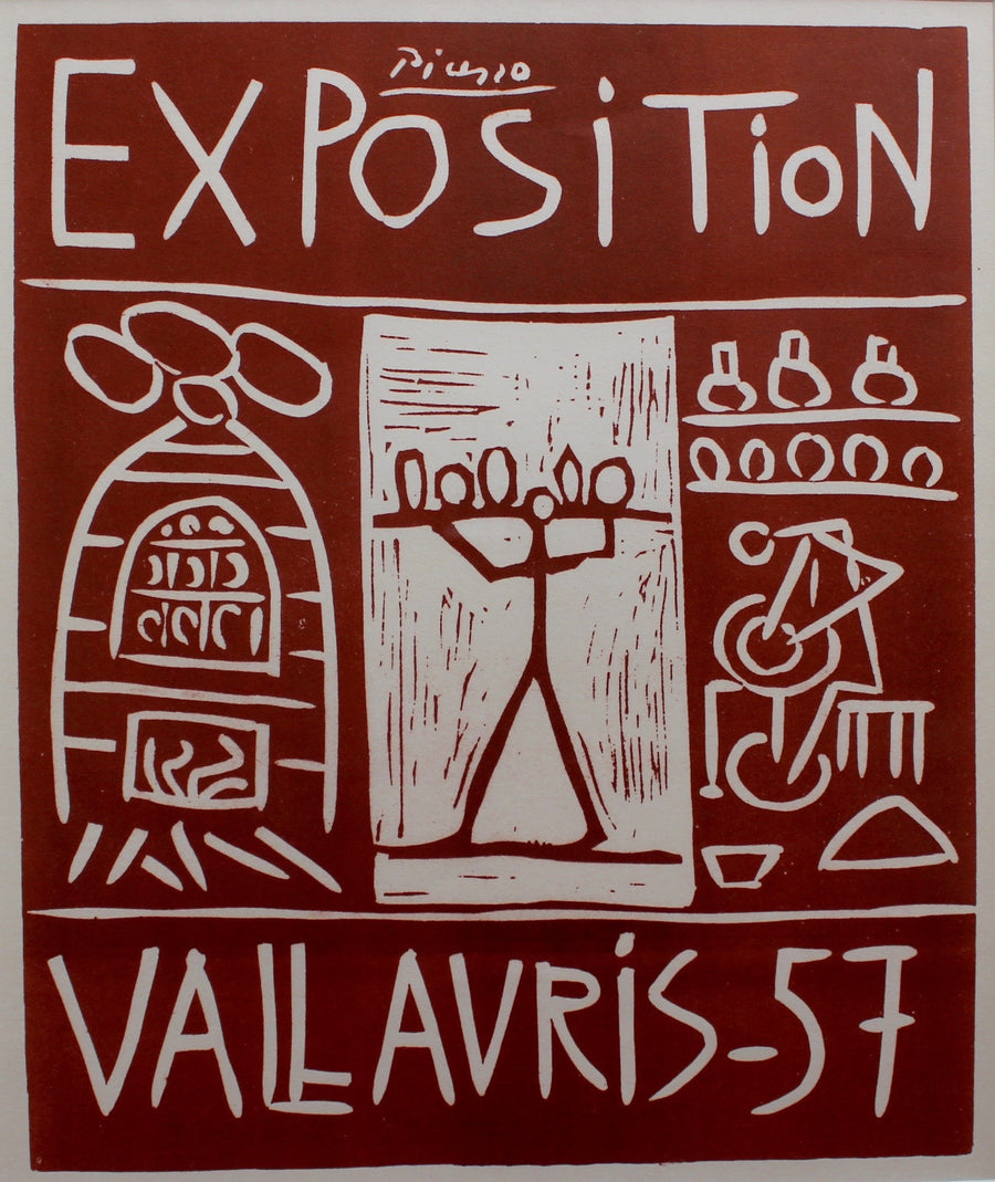 Picasso Vallauris 1957 Exhibition Poster (c. 1960s)