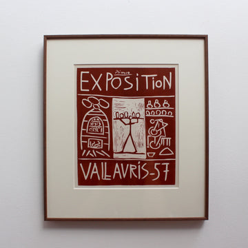 Picasso Vallauris 1957 Exhibition Poster (c. 1960s)