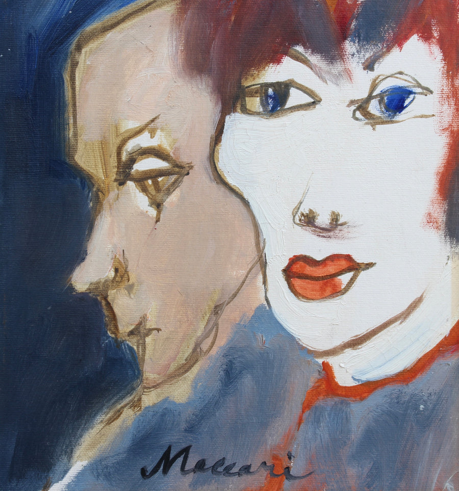 'Faces' by Mino Maccari (circa 1970s)