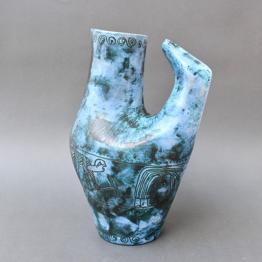 Mid-Century French Decorative Pitcher / Vase by Jacques Blin (circa 1950s)