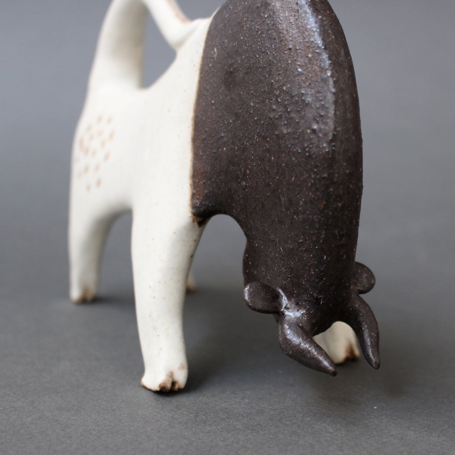 Ceramic Decorative Bull by Bruno Gambone (circa 1970s)