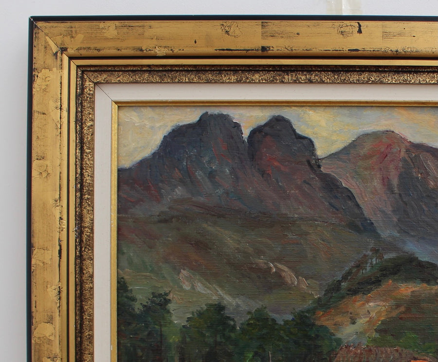 'Mountain Landscape' by Louise-Jeanne Cottard-Fossey (circa 1950s)