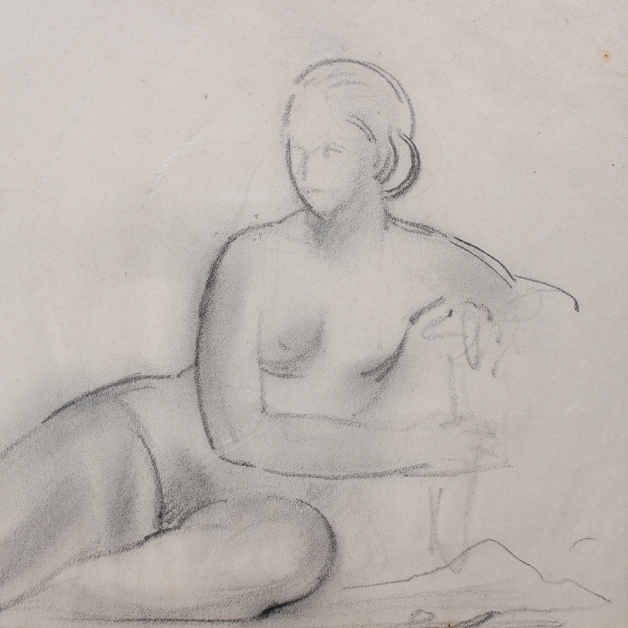 'Reposing Parisian Nude' by Guillaume Dulac (circa 1920s)