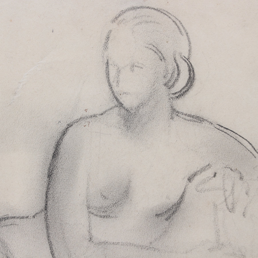 'Reposing Parisian Nude' by Guillaume Dulac (circa 1920s)