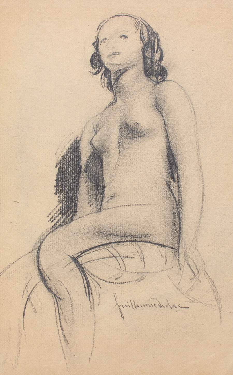 'The Seated Nude' by Guillaume Dulac (circa 1920s)