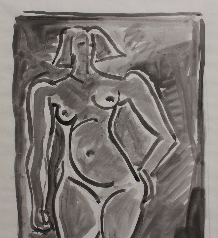 'Standing Nude' by Louis Latapie (circa 1940s)