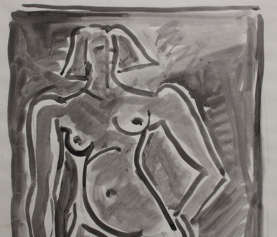 'Standing Nude' by Louis Latapie (circa 1940s)