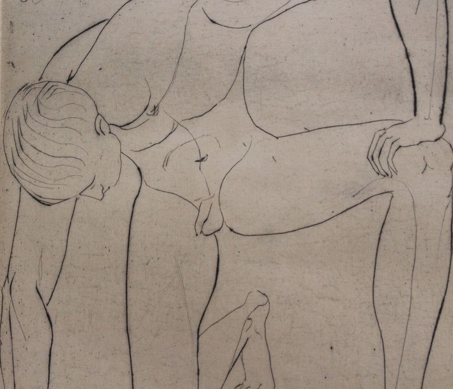 'Study of a Nude Young Man' by KHK (1958)