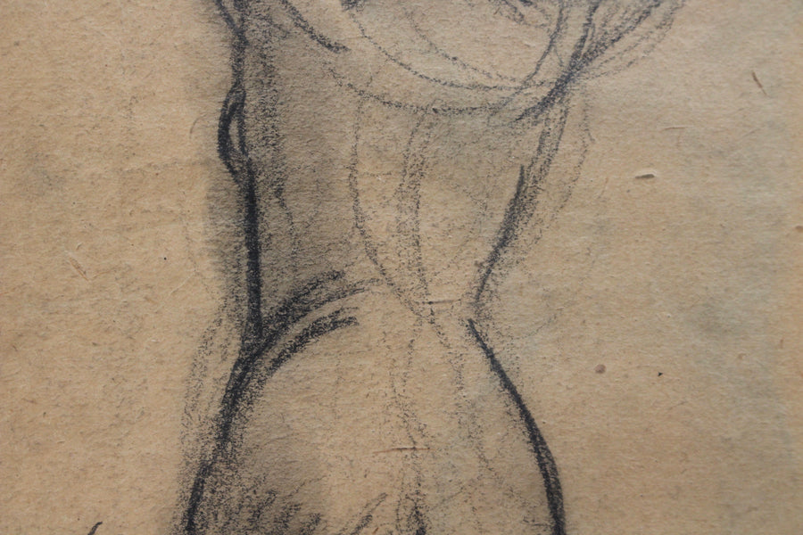 'Standing Nude with Raised Arms' by Guillaume Dulac (circa 1920s)